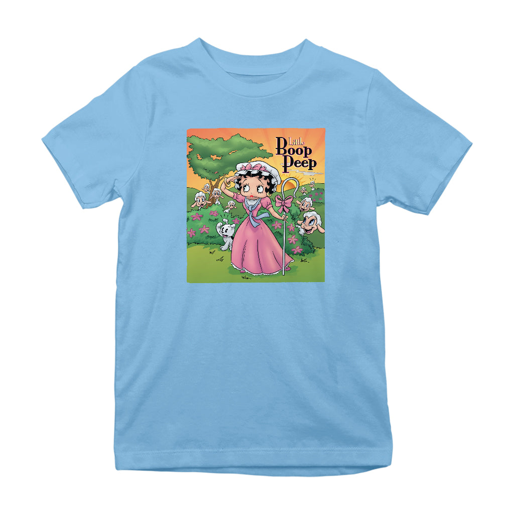 Betty Boop Little Boop Peep Kids T-Shirt
