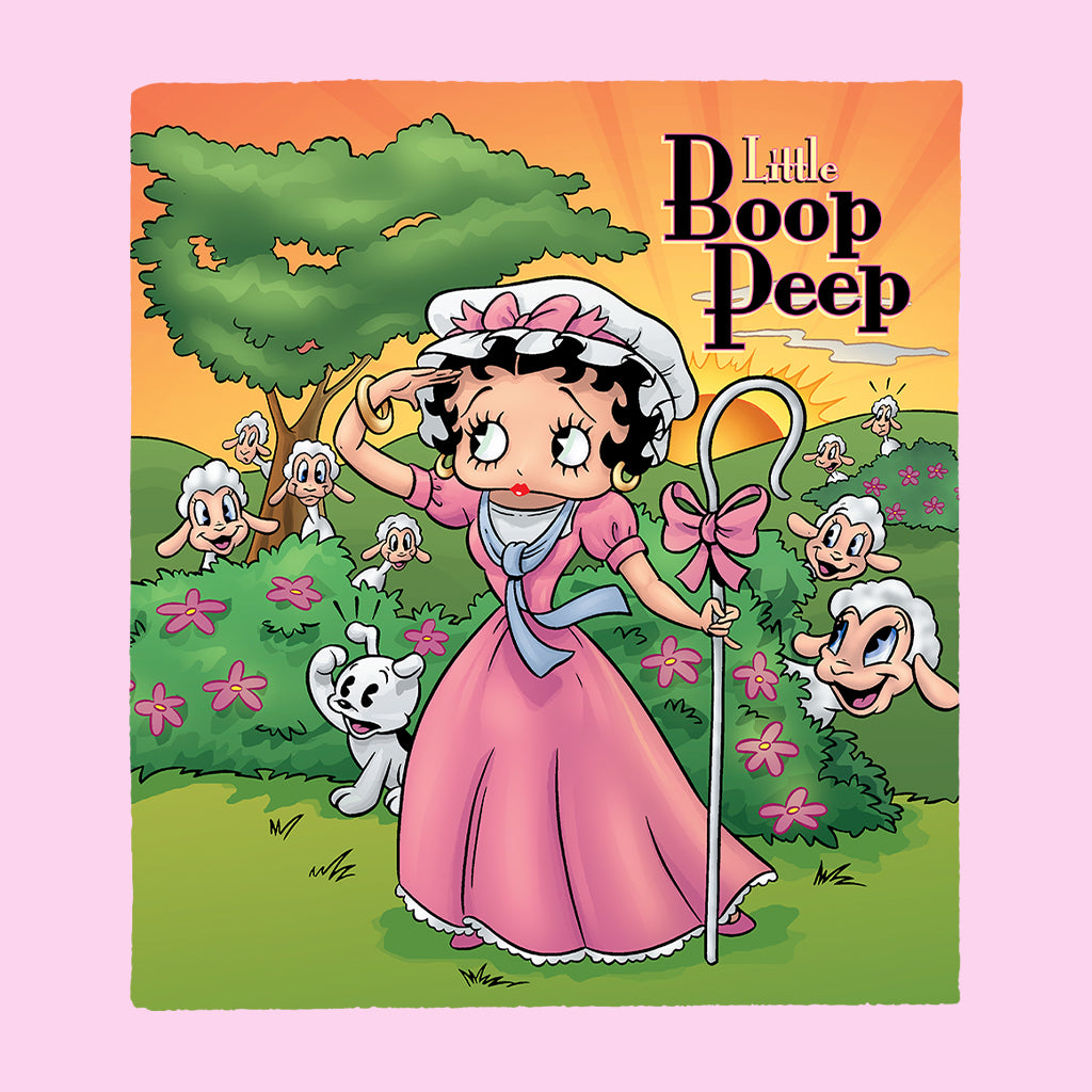Betty Boop Little Boop Peep Kids Hooded Sweatshirt