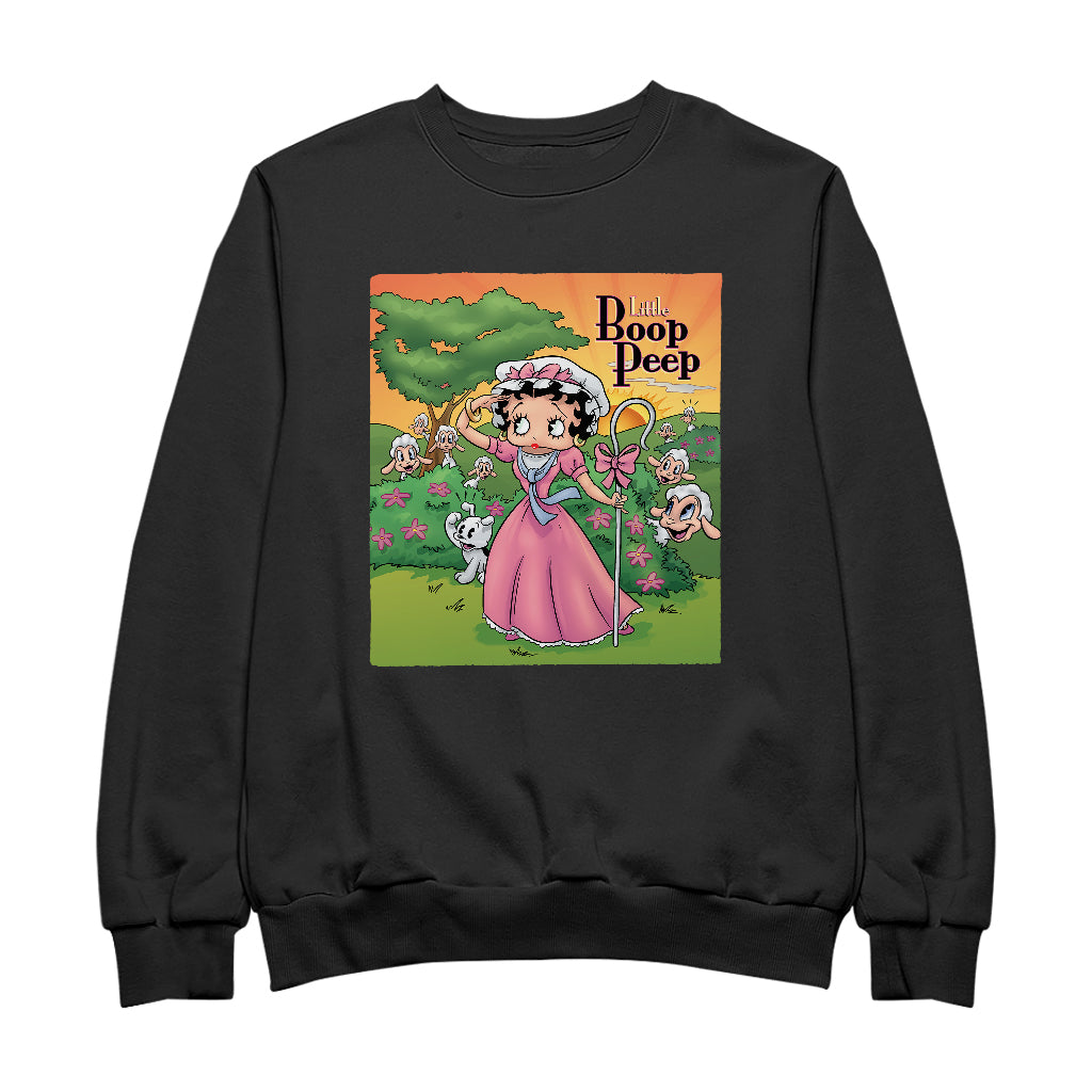 Betty Boop Little Boop Peep Men's Sweatshirt