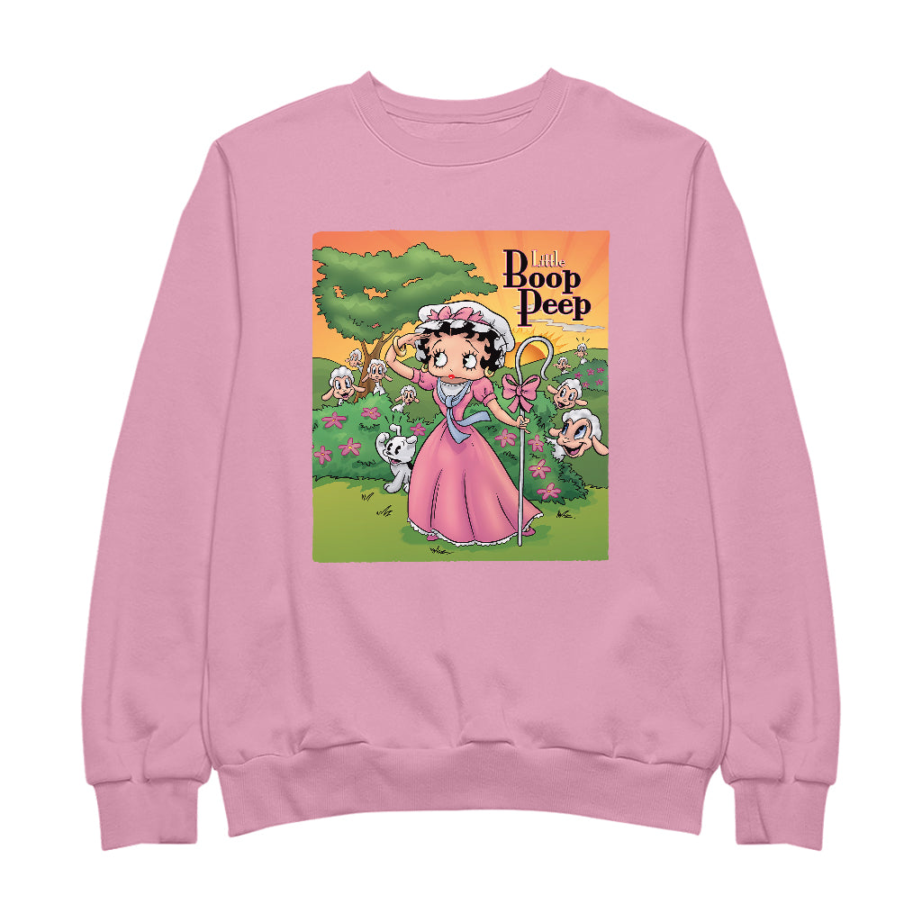 Betty Boop Little Boop Peep Men's Sweatshirt