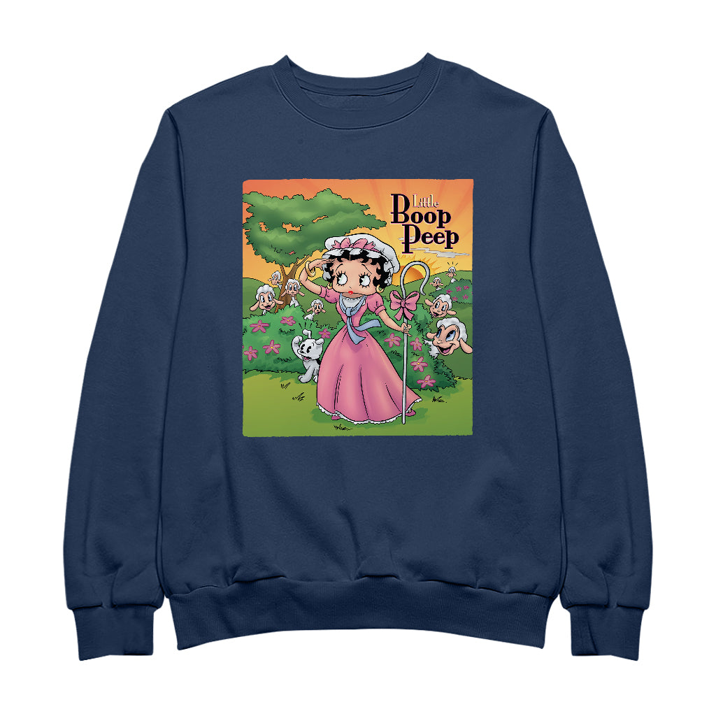 Betty Boop Little Boop Peep Men's Sweatshirt
