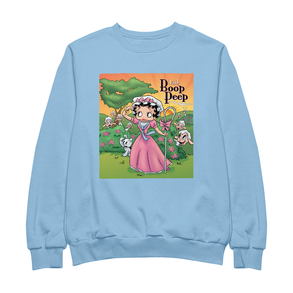 Betty Boop Little Boop Peep Men's Sweatshirt