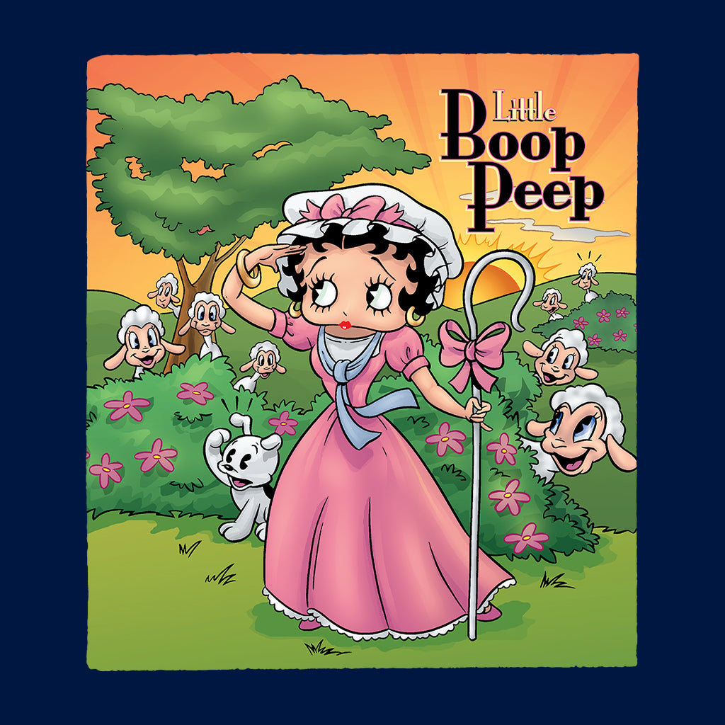 Betty Boop Little Boop Peep Kids Hooded Sweatshirt
