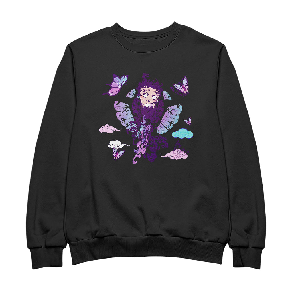 Betty Boop Butterfly Boop Men's Sweatshirt
