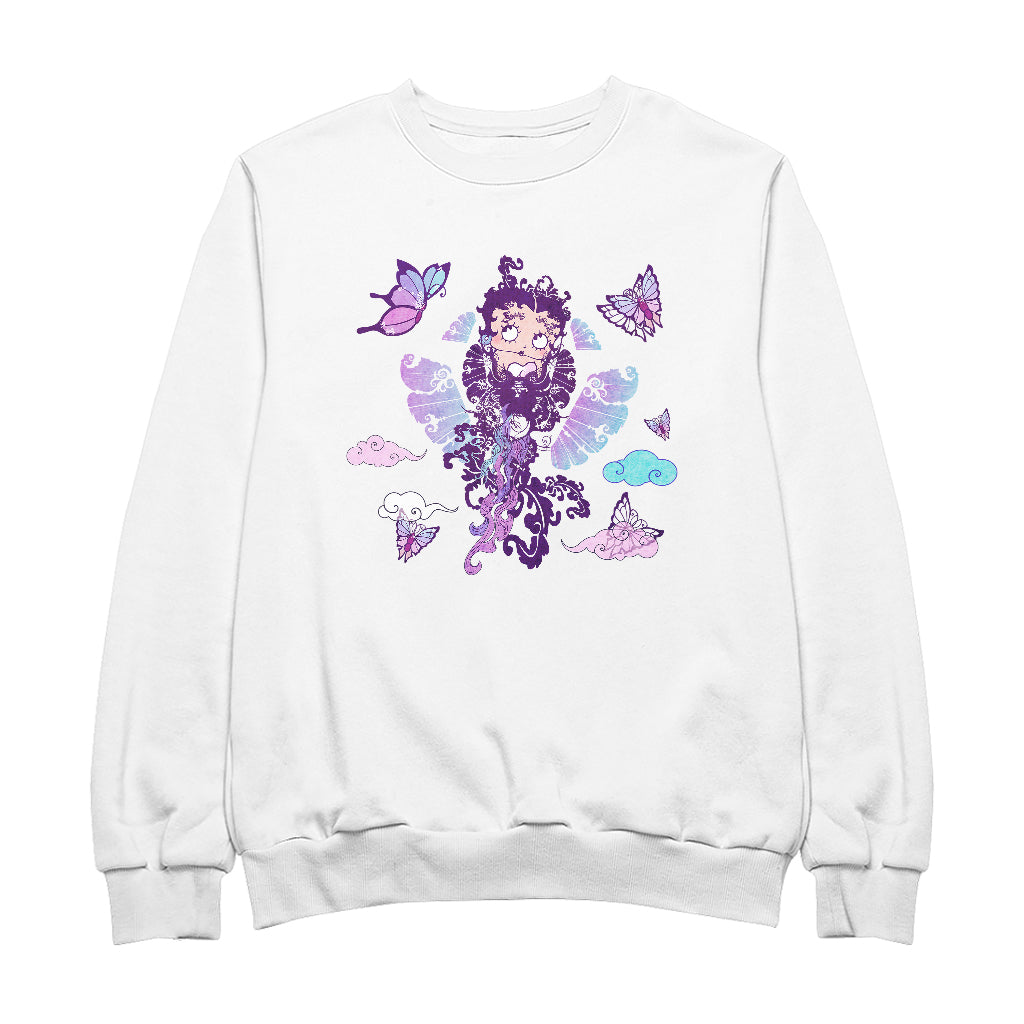 Betty Boop Butterfly Boop Men's Sweatshirt