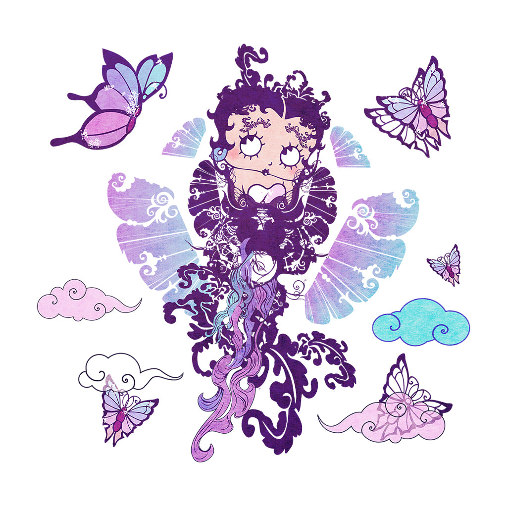Betty Boop Butterfly Boop Kids T-Shirt
