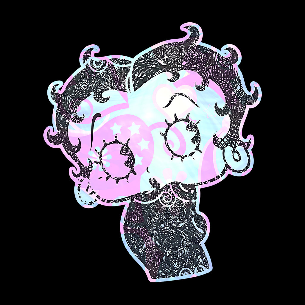 Betty Boop Swirls Pattern Kids T-Shirt