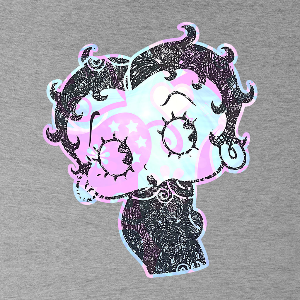 Betty Boop Swirls Pattern Kids T-Shirt