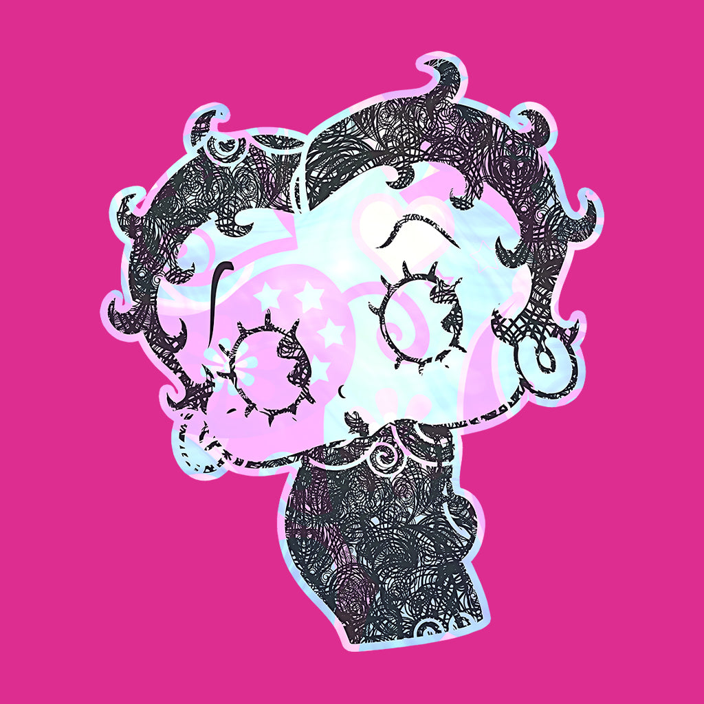 Betty Boop Swirls Pattern Kids T-Shirt