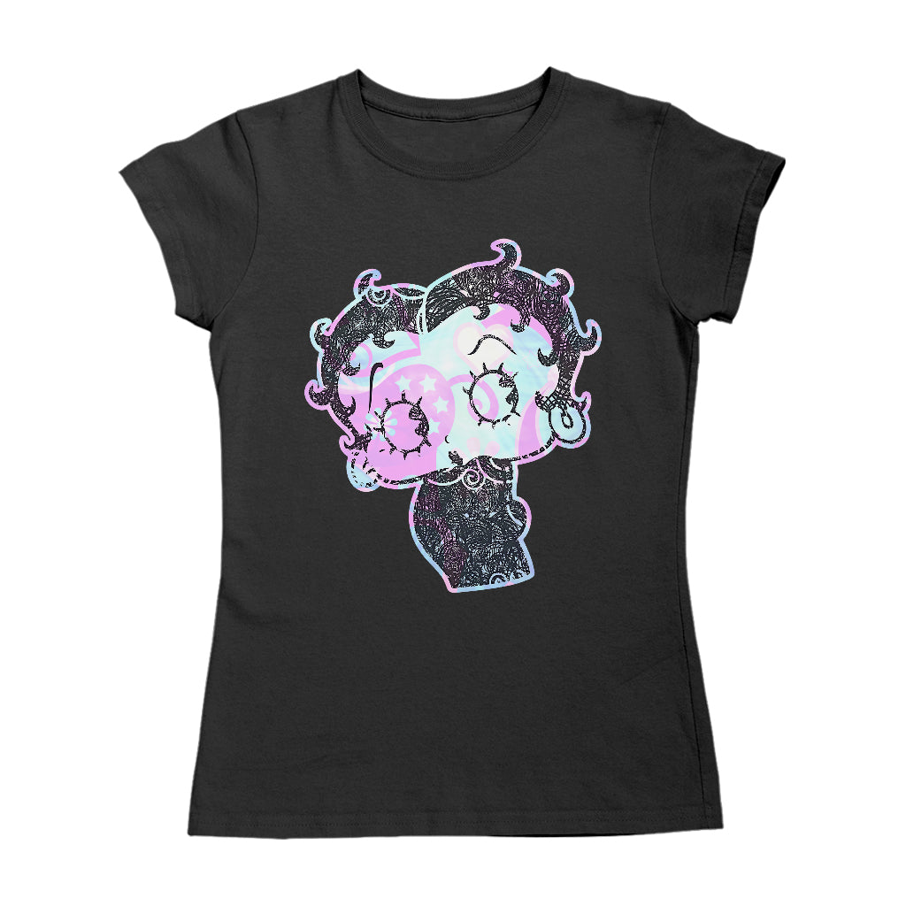 Betty Boop Swirls Pattern Women's T-Shirt