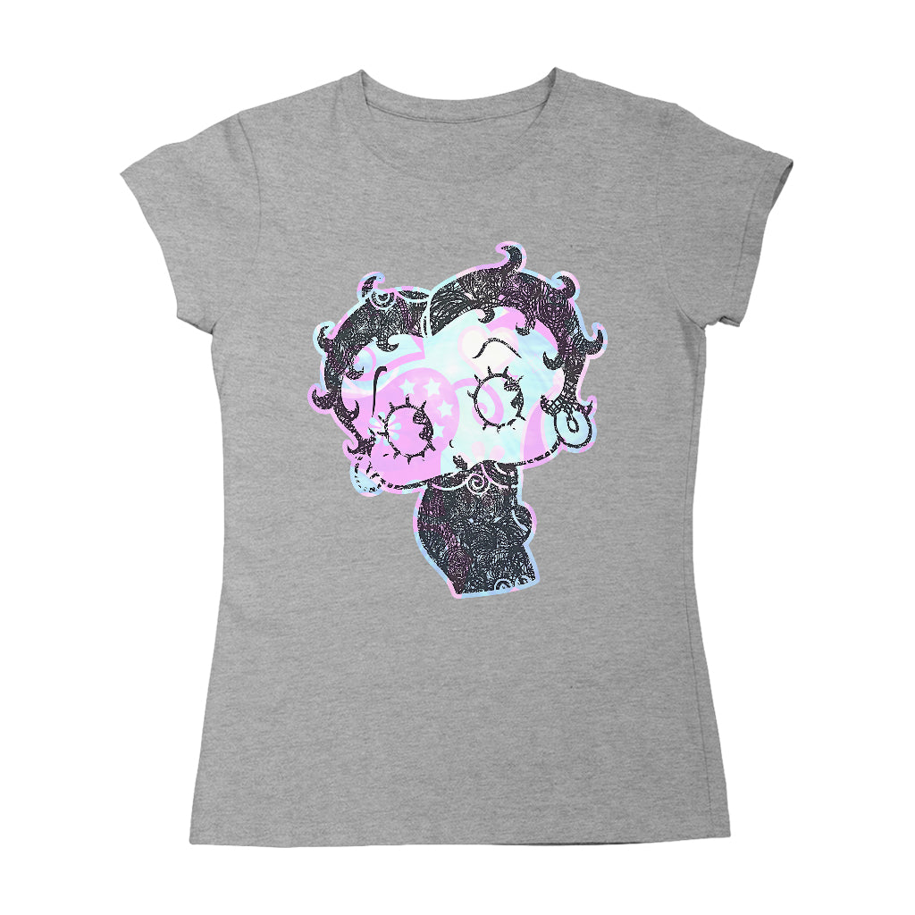 Betty Boop Swirls Pattern Women's T-Shirt