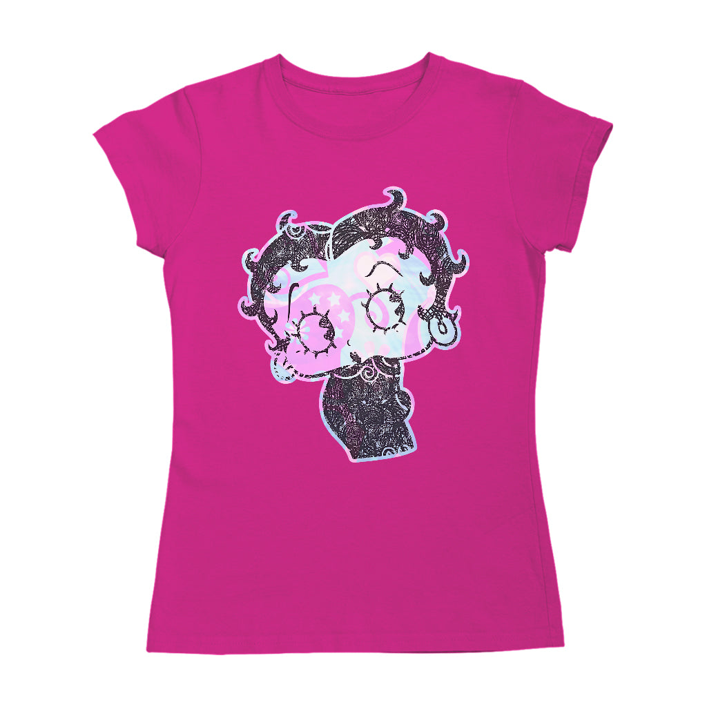 Betty Boop Swirls Pattern Women's T-Shirt