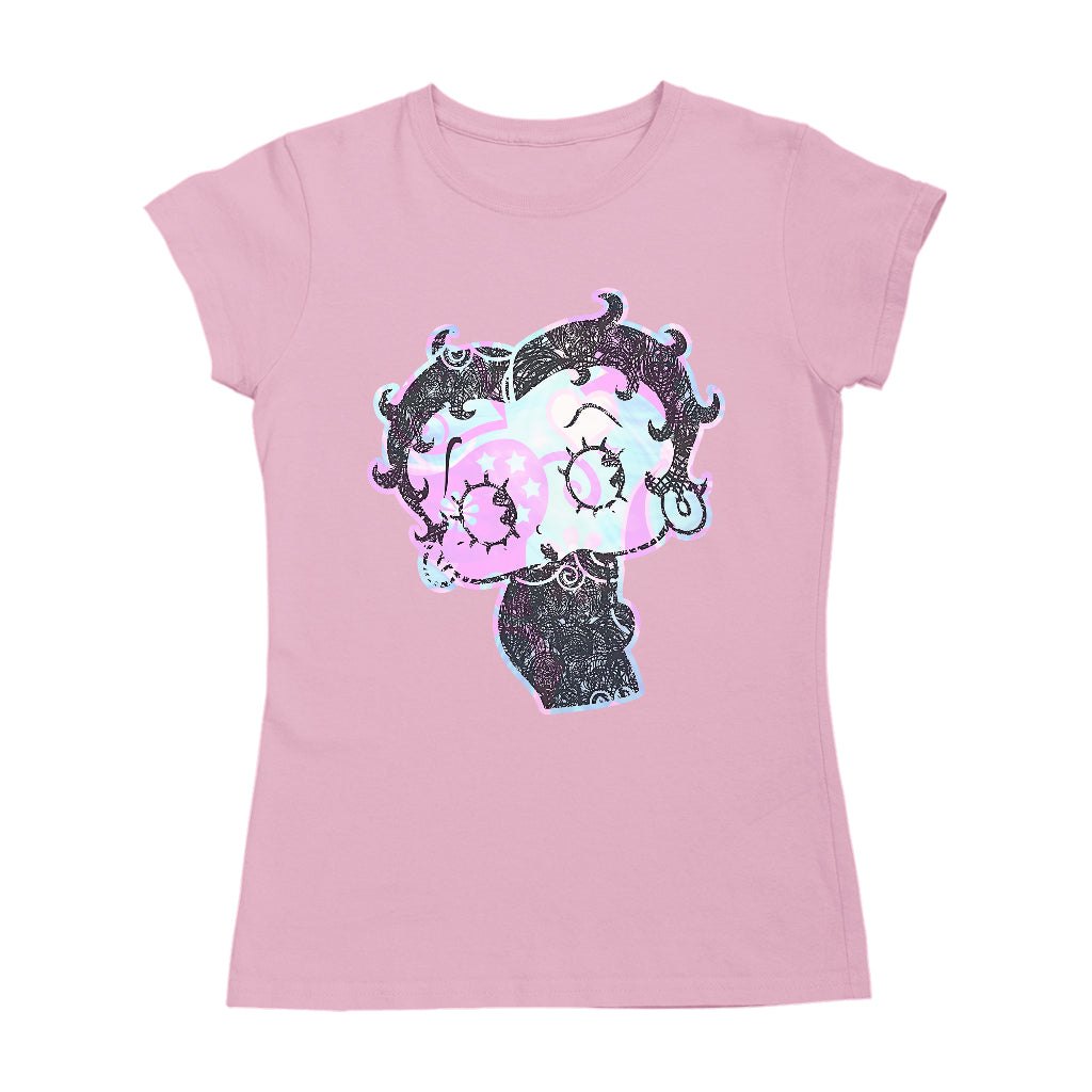 Betty Boop Swirls Pattern Women's T-Shirt