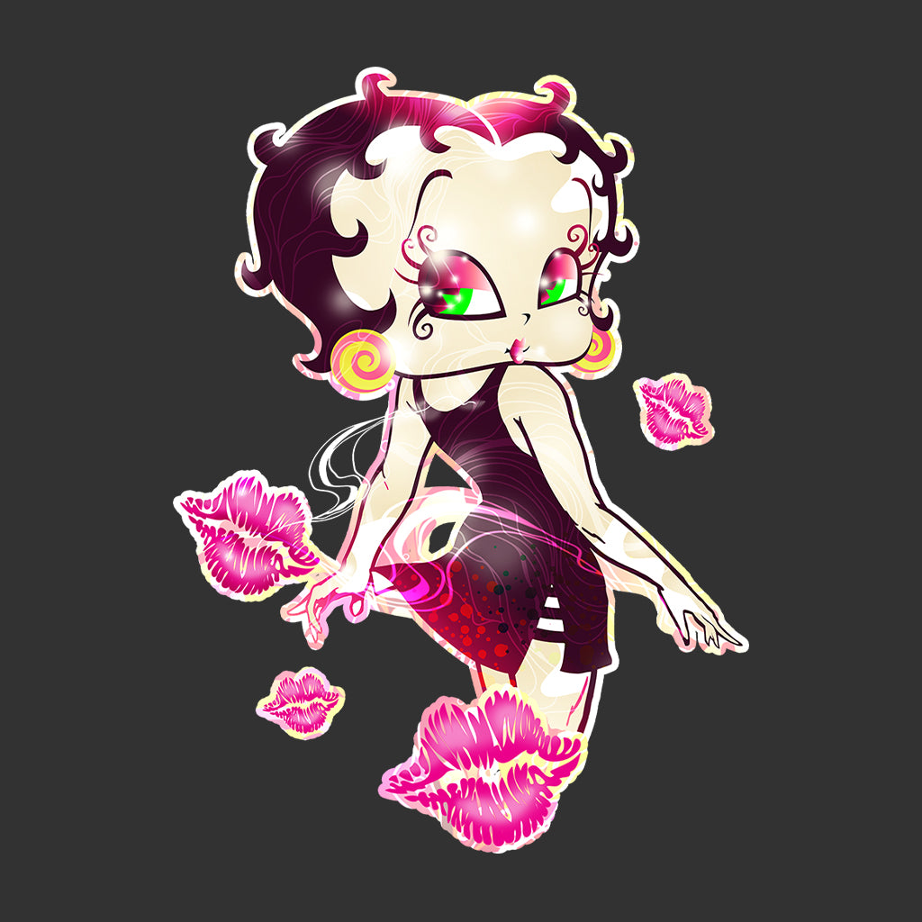 Betty Boop Blowing Shiny Kisses Kids T-Shirt