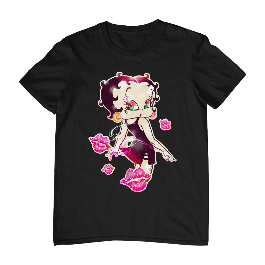 Betty Boop Blowing Shiny Kisses Men's T-Shirt