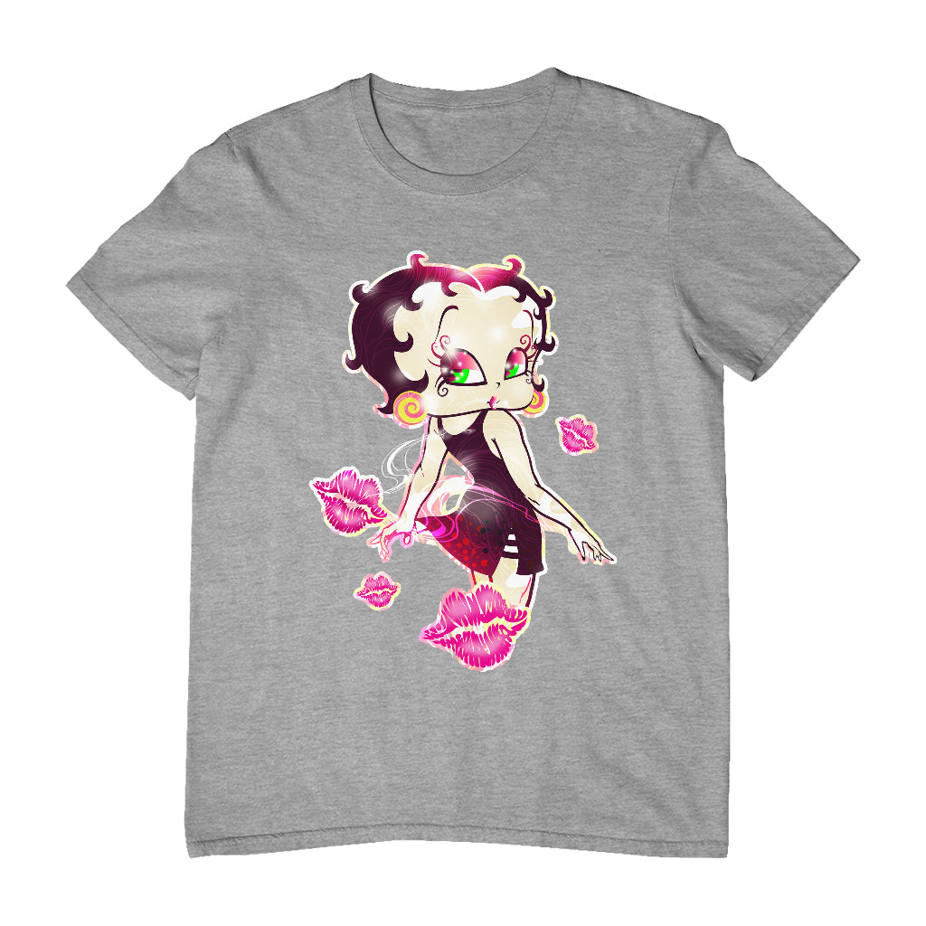 Betty Boop Blowing Shiny Kisses Men's T-Shirt