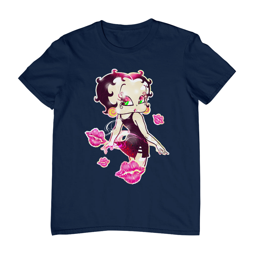 Betty Boop Blowing Shiny Kisses Men's T-Shirt