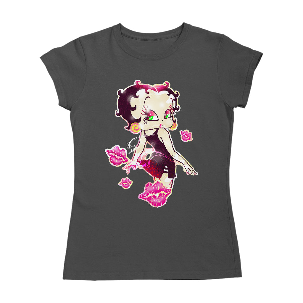 Betty Boop Blowing Shiny Kisses Women's T-Shirt
