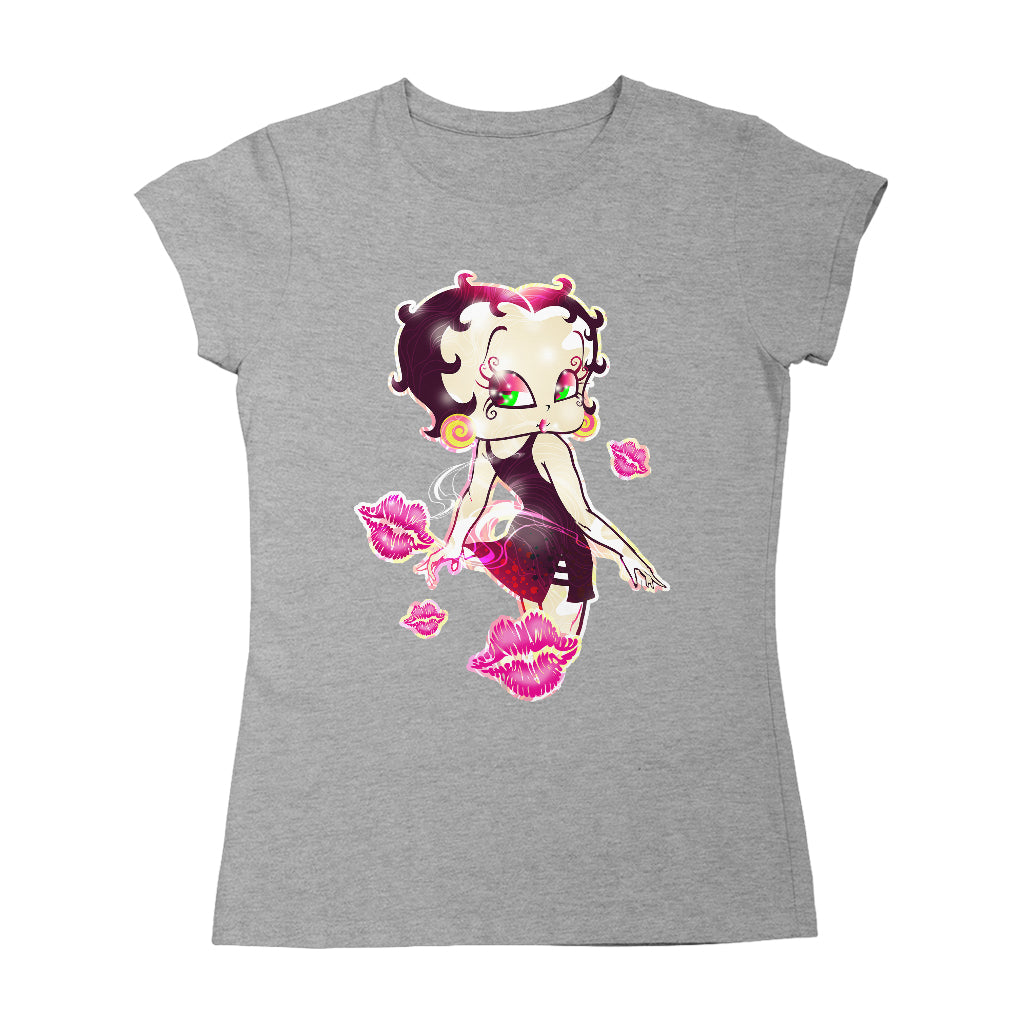 Betty Boop Blowing Shiny Kisses Women's T-Shirt