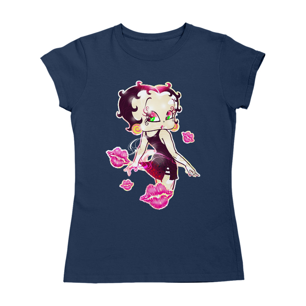 Betty Boop Blowing Shiny Kisses Women's T-Shirt