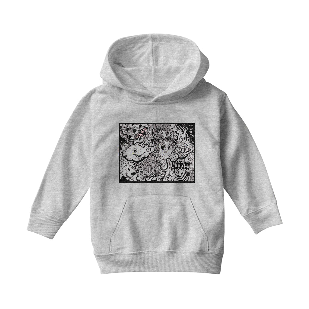Betty Boop Psychedelic Love Kids Hooded Sweatshirt