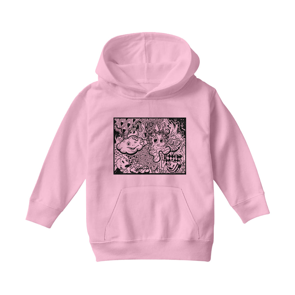 Betty Boop Psychedelic Love Kids Hooded Sweatshirt