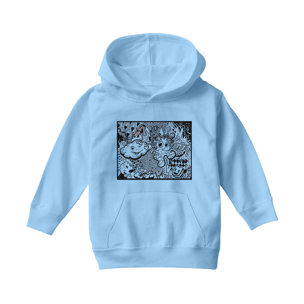 Betty Boop Psychedelic Love Kids Hooded Sweatshirt