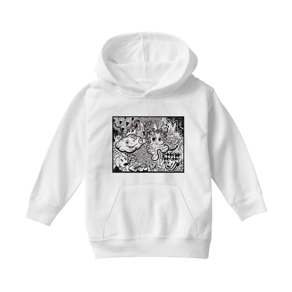 Betty Boop Psychedelic Love Kids Hooded Sweatshirt