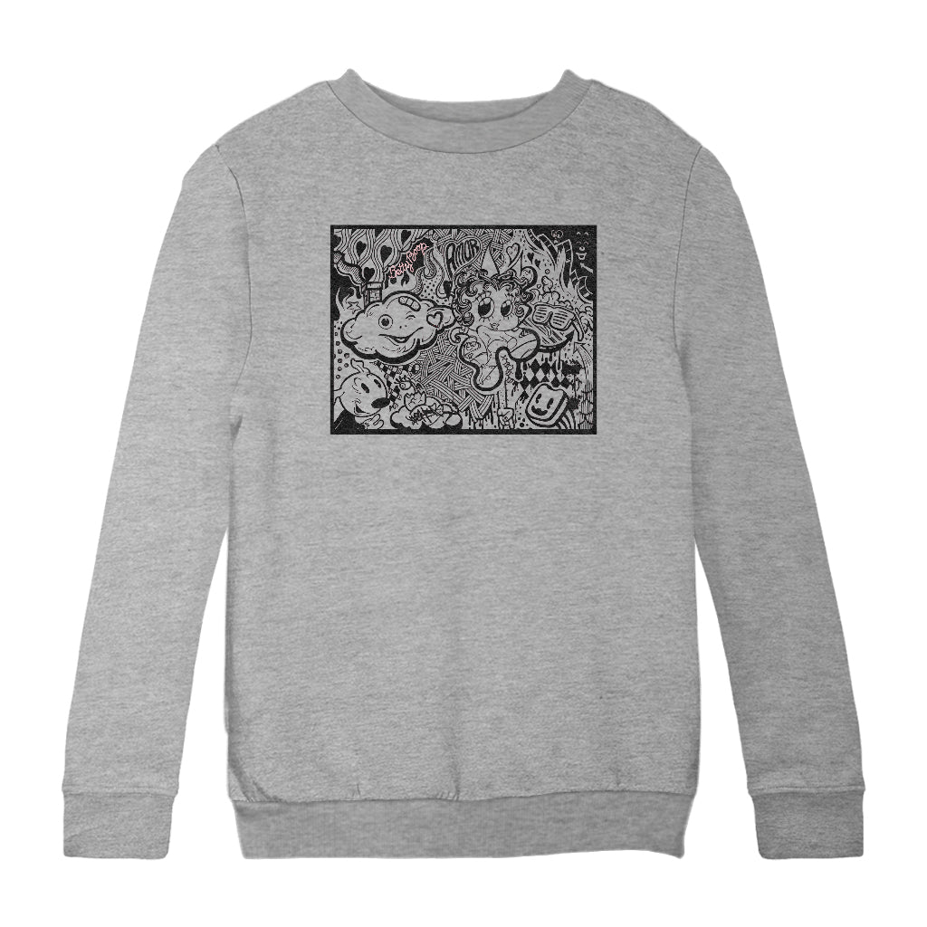 Betty Boop Psychedelic Love Kids Sweatshirt