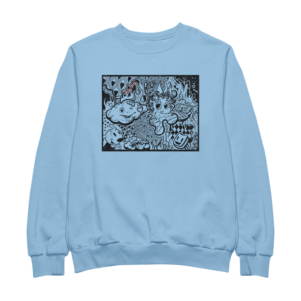 Betty Boop Psychedelic Love Men's Sweatshirt