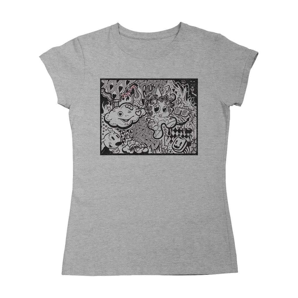 Betty Boop Psychedelic Love Women's T-Shirt