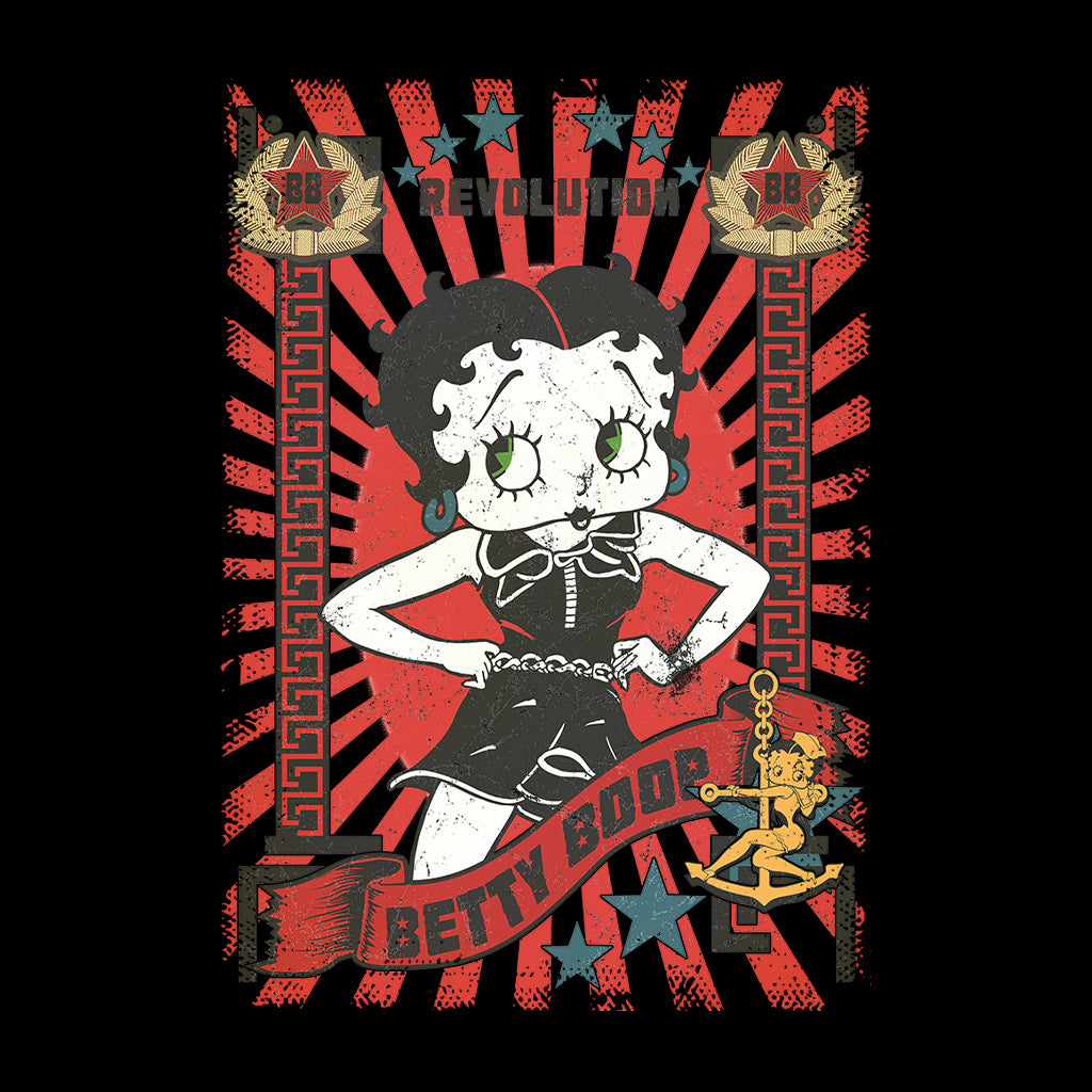 Betty Boop Revolution Poster Style Kids T-Shirt