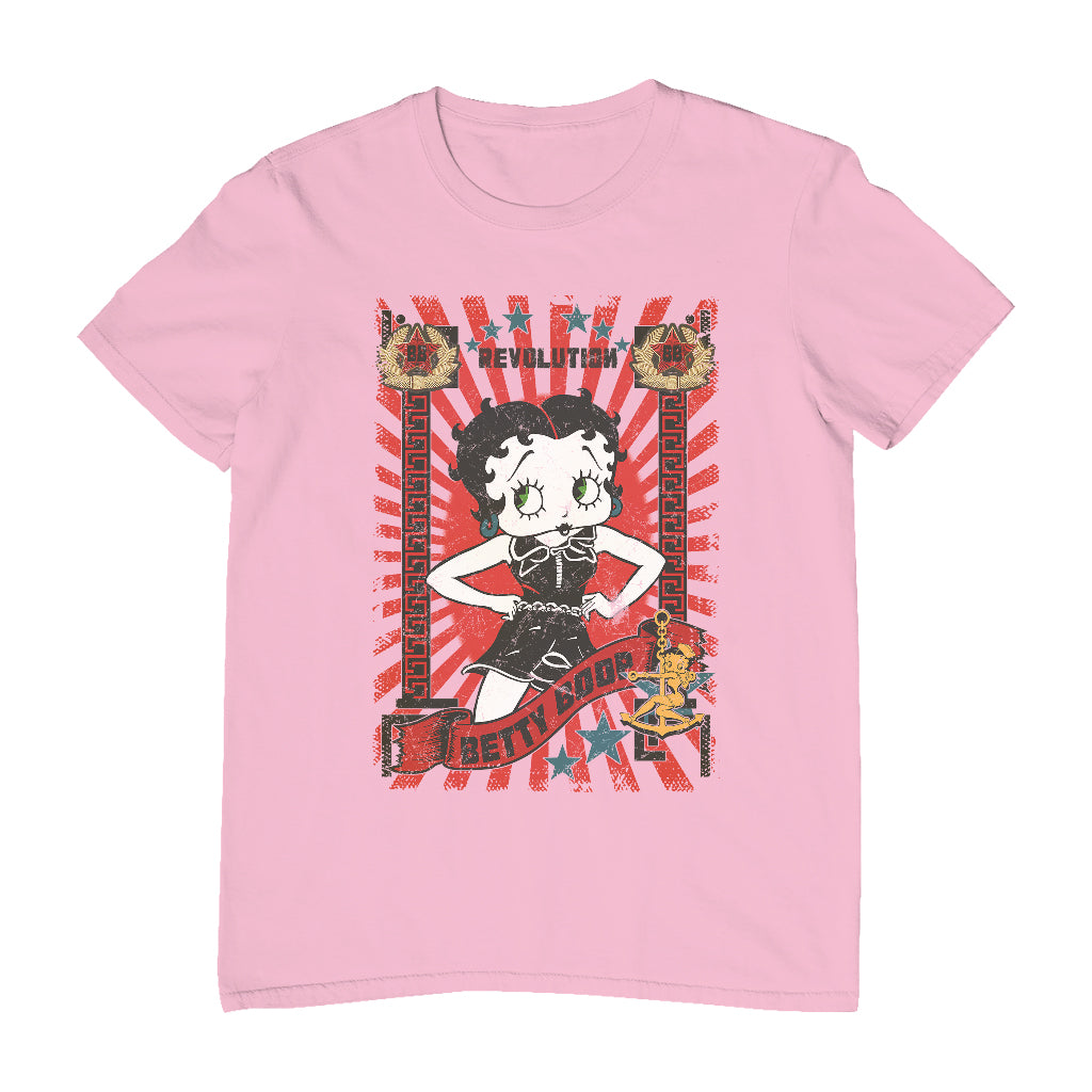 Betty Boop Revolution Poster Style Men's T-Shirt