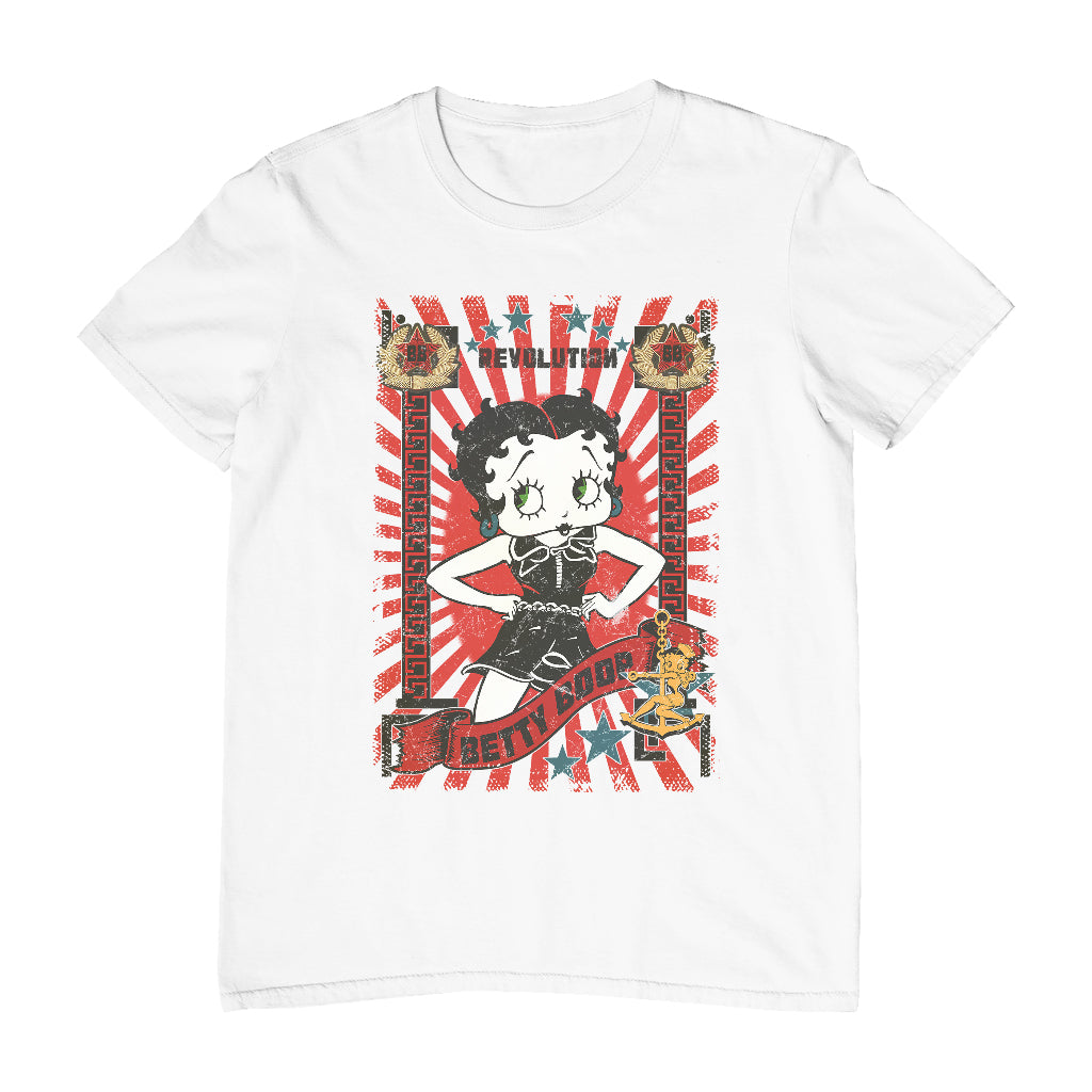 Betty Boop Revolution Poster Style Men's T-Shirt