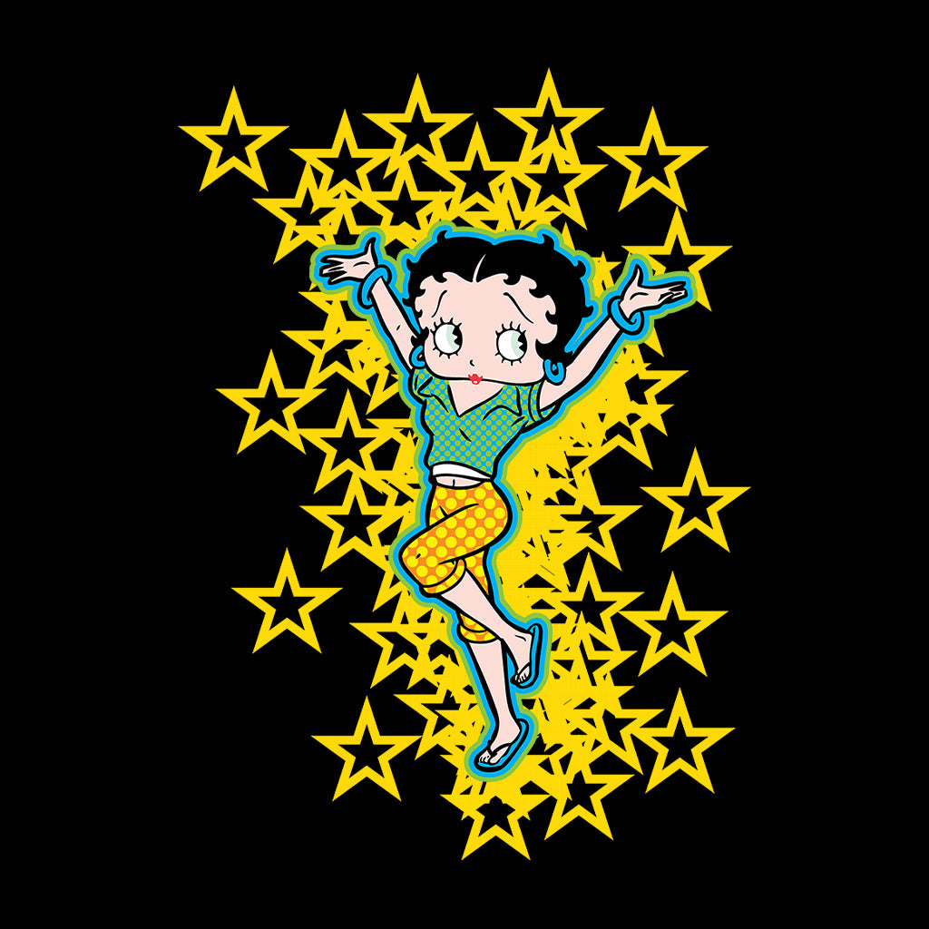 Betty Boop Gold Stars Kids T-Shirt