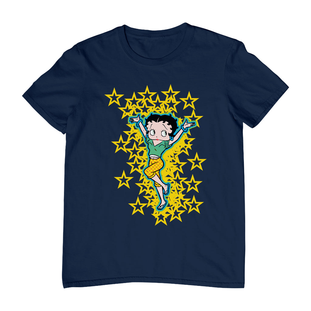 Betty Boop Gold Stars Men's T-Shirt