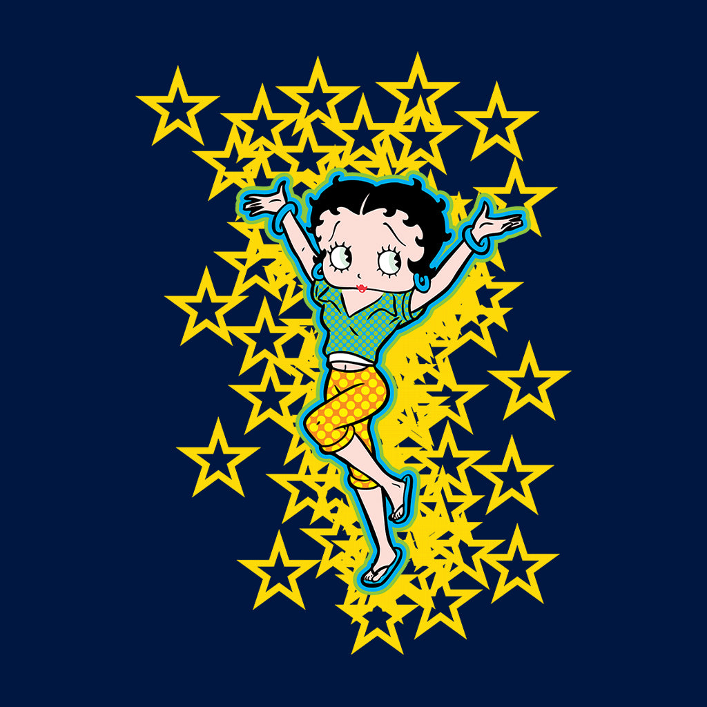 Betty Boop Gold Stars Kids T-Shirt