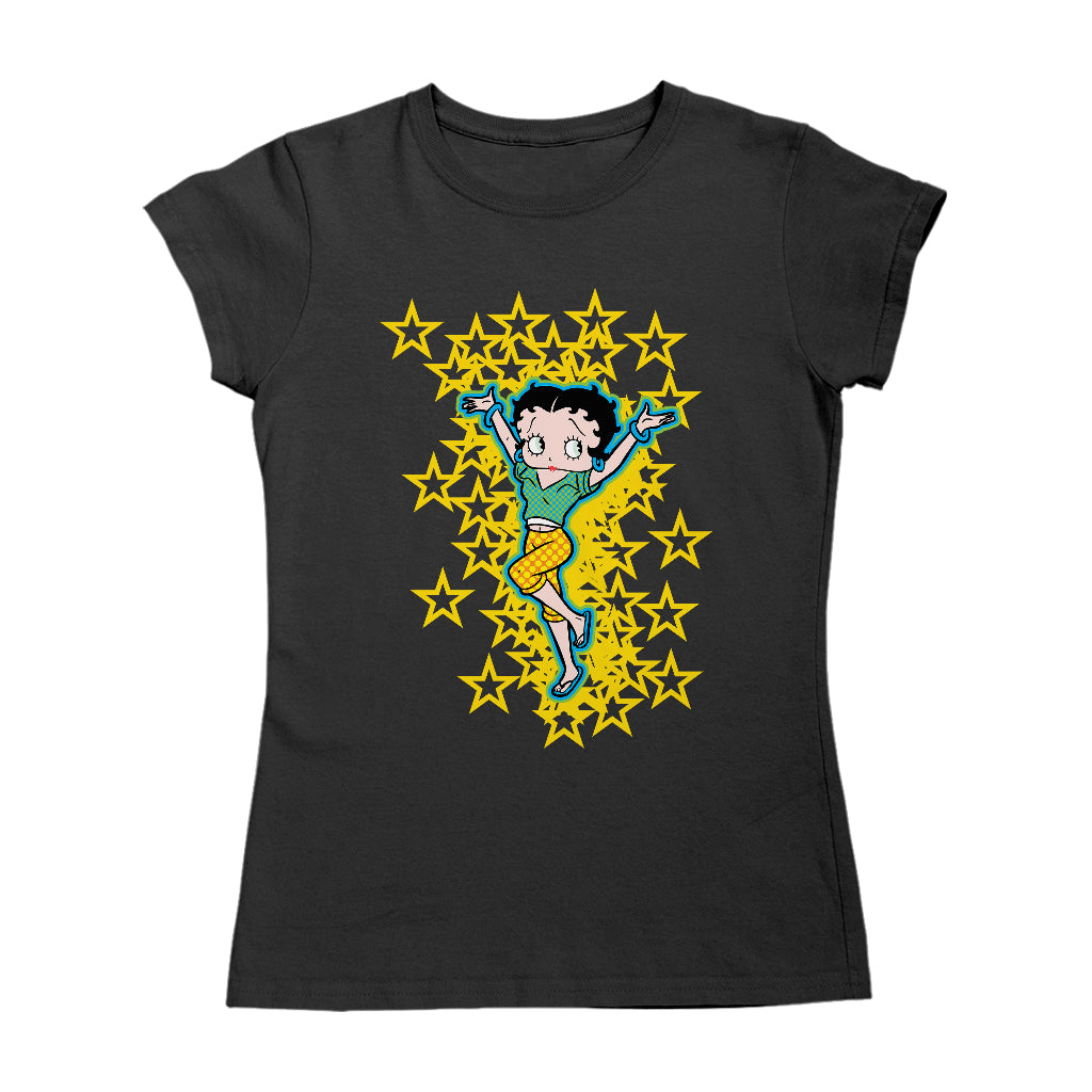 Betty Boop Gold Stars Women's T-Shirt