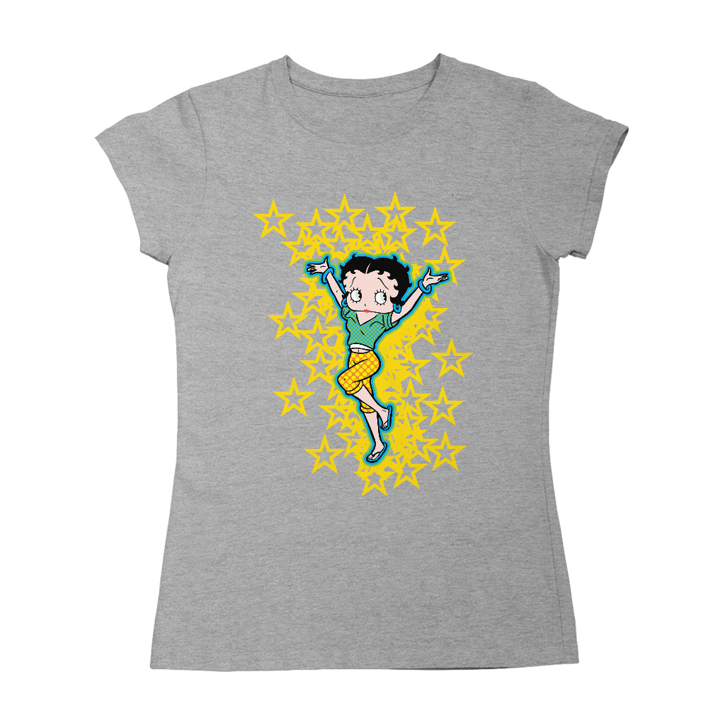 Betty Boop Gold Stars Women's T-Shirt