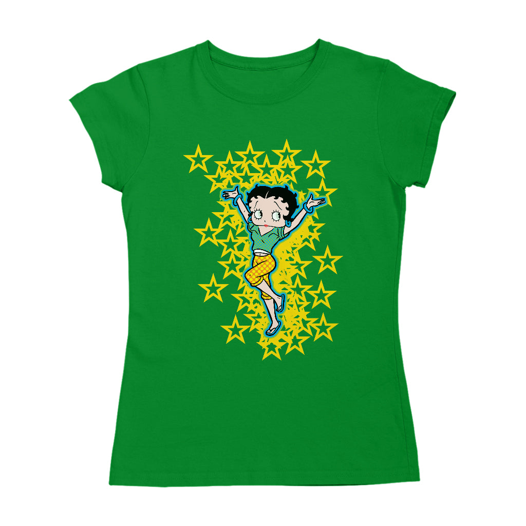 Betty Boop Gold Stars Women's T-Shirt
