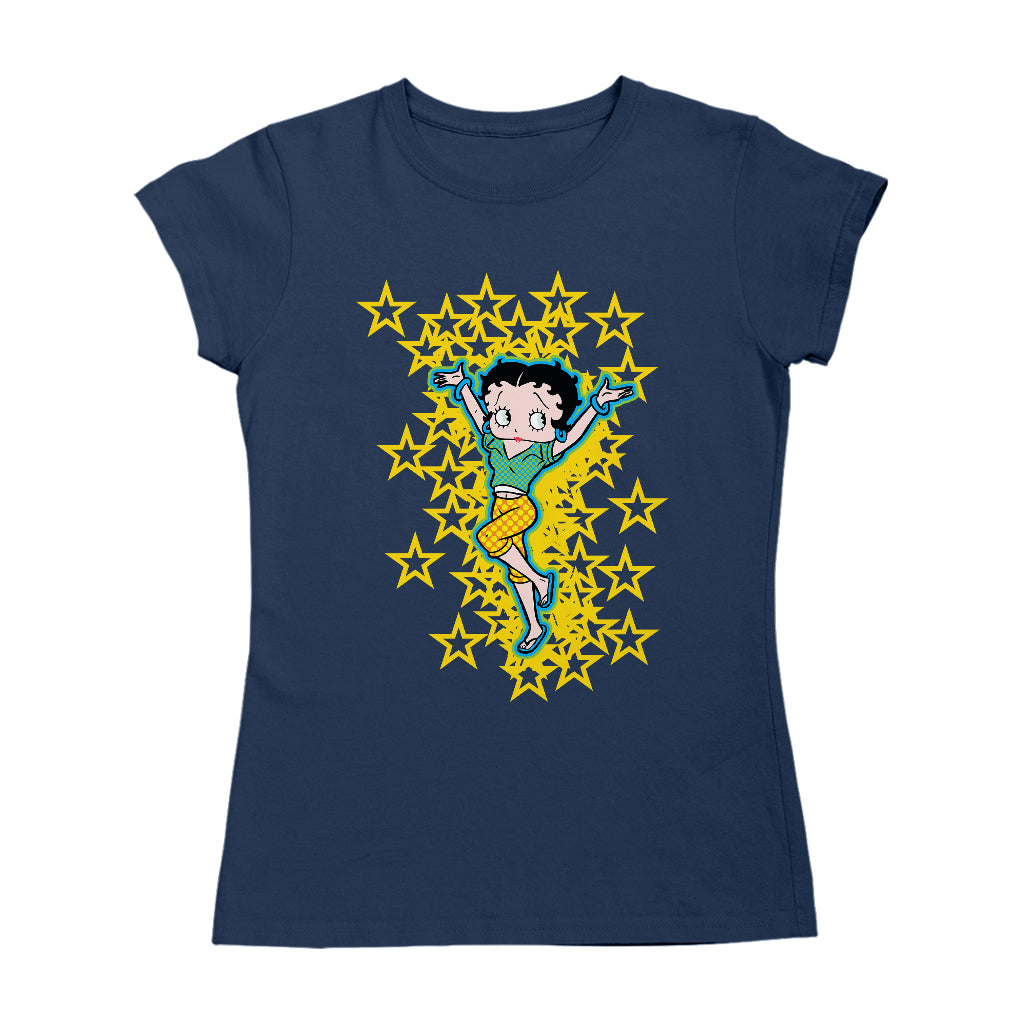 Betty Boop Gold Stars Women's T-Shirt