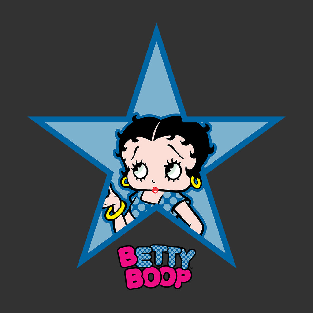 Betty Boop Big Blue Star Kids Hooded Sweatshirt