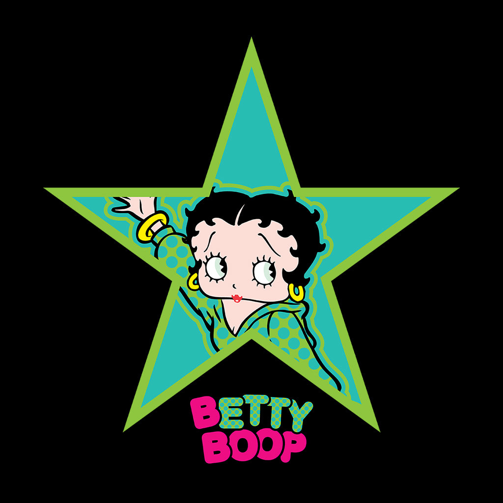 Betty Boop Big Green Star Kids T-Shirt