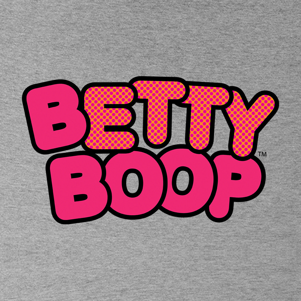 Betty Boop Retro Dotted Name Kids T-Shirt