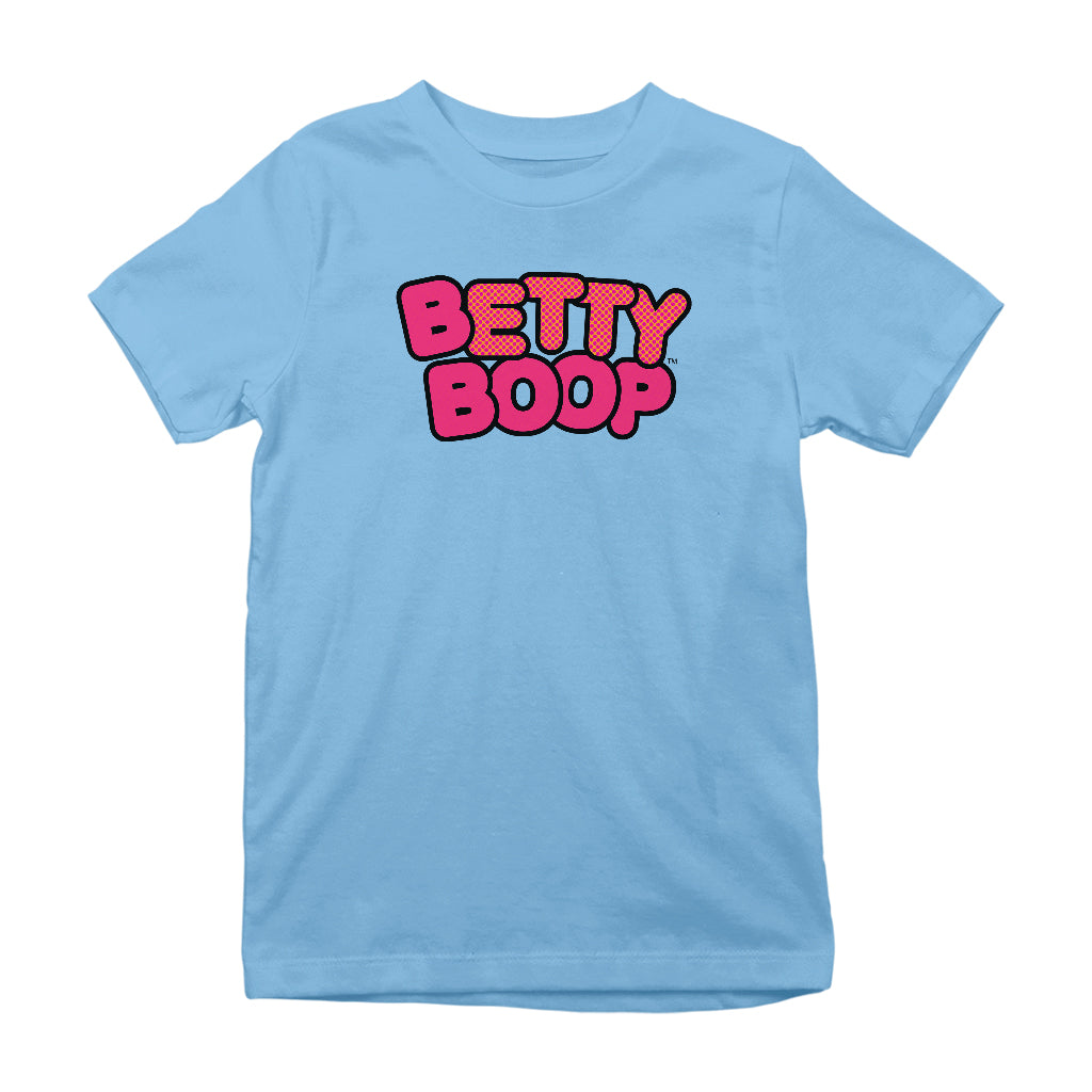 Betty Boop Retro Dotted Name Kids T-Shirt
