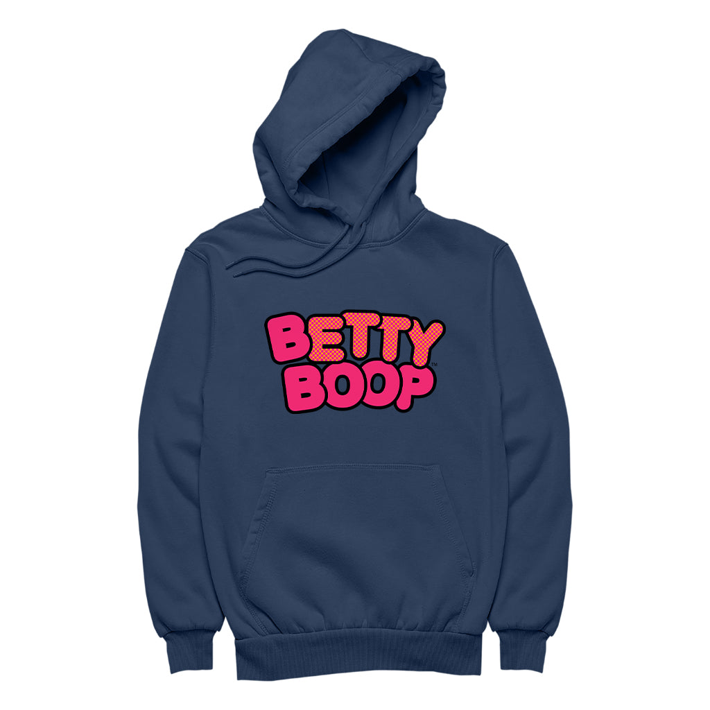 Betty Boop Retro Dotted Name Men's Hooded Sweatshirt
