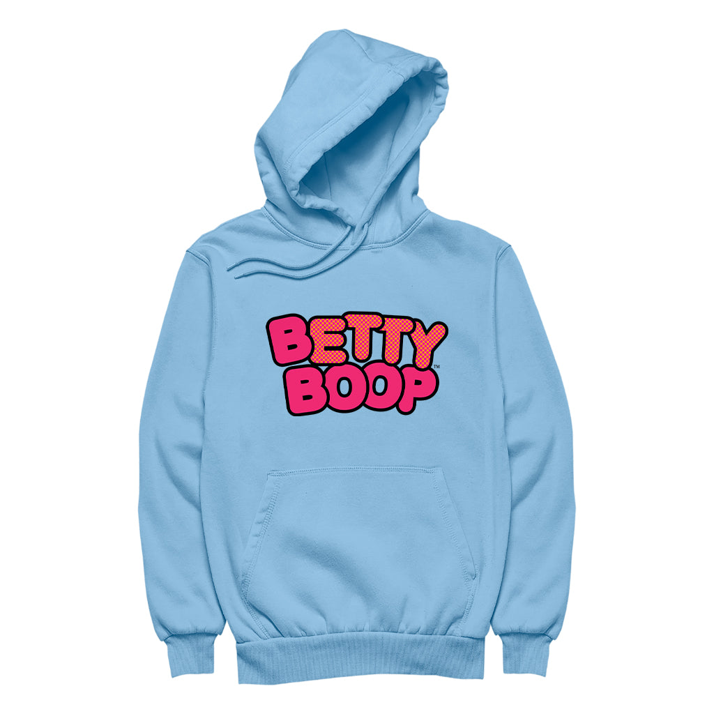 Betty Boop Retro Dotted Name Men's Hooded Sweatshirt