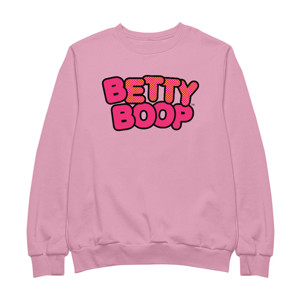 Betty Boop Retro Dotted Name Men's Sweatshirt