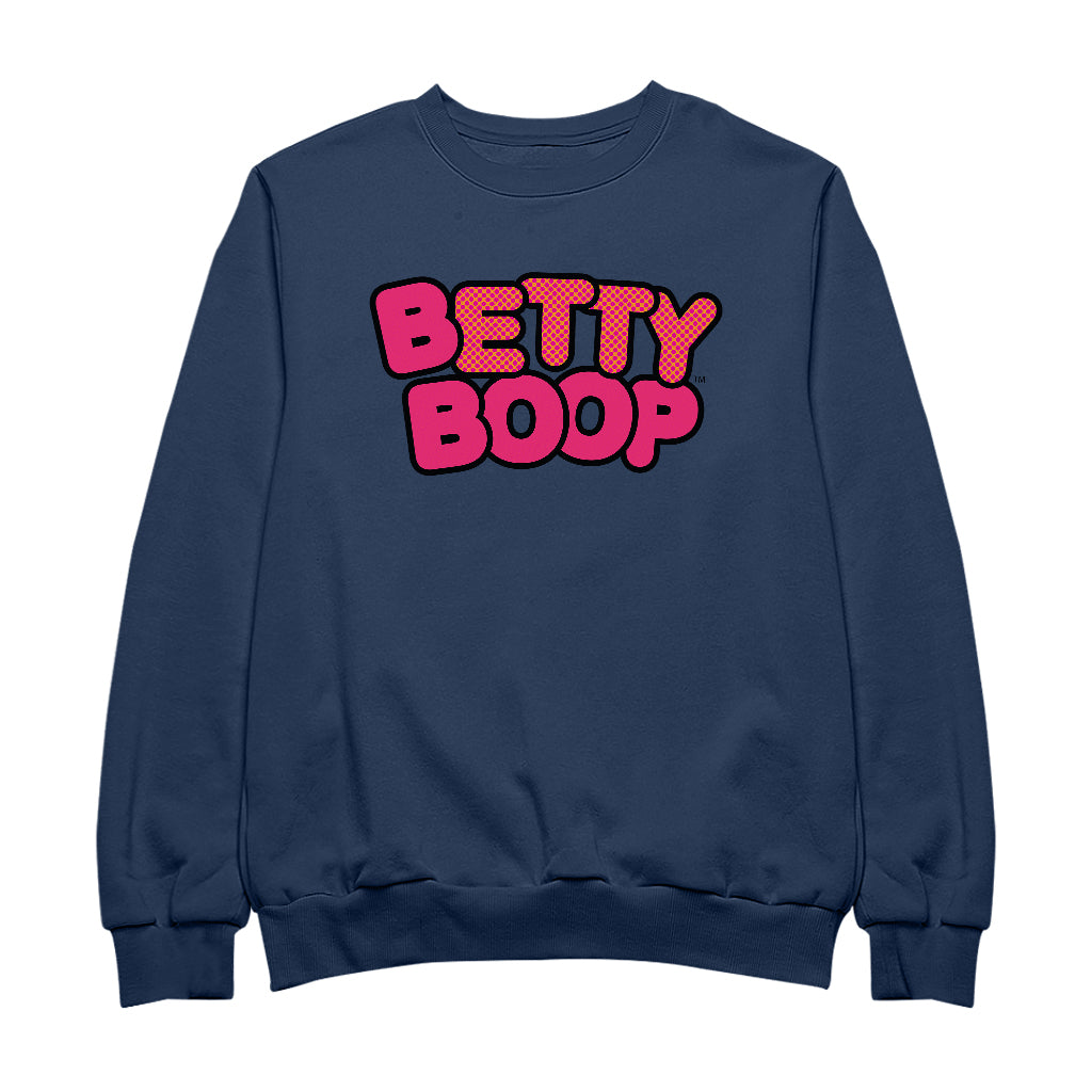 Betty Boop Retro Dotted Name Men's Sweatshirt