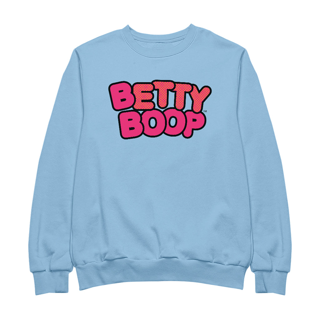 Betty Boop Retro Dotted Name Men's Sweatshirt